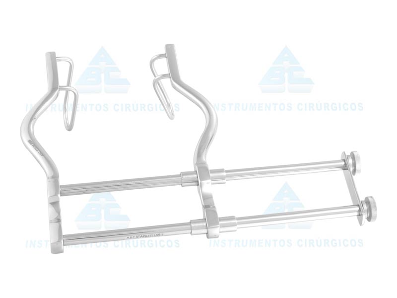 AFASTADOR GOSSET 16 cm ABDOMINAL C/ DUPLO BARRAMENTO