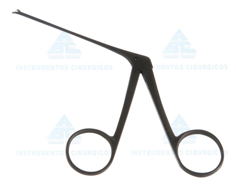 PINCA PARA BIOPSIA MICRO 8CM CURVA/DIREITA ( AURICULAR )